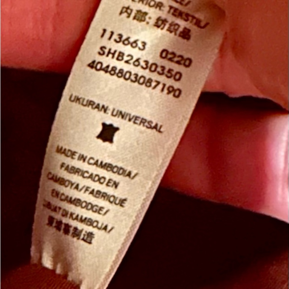 Fossil Leather Suede Green Tote Handbag Green Brown Handles Work Travel Safari - Picture 16 of 16